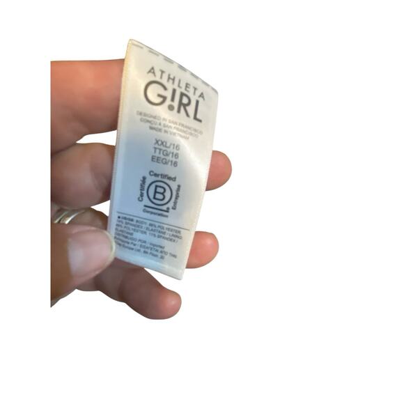 Athleta Girl Gap Collab Lily Pond Yellow Lined Bomber jacket size XXL 16, zip - Picture 10 of 16